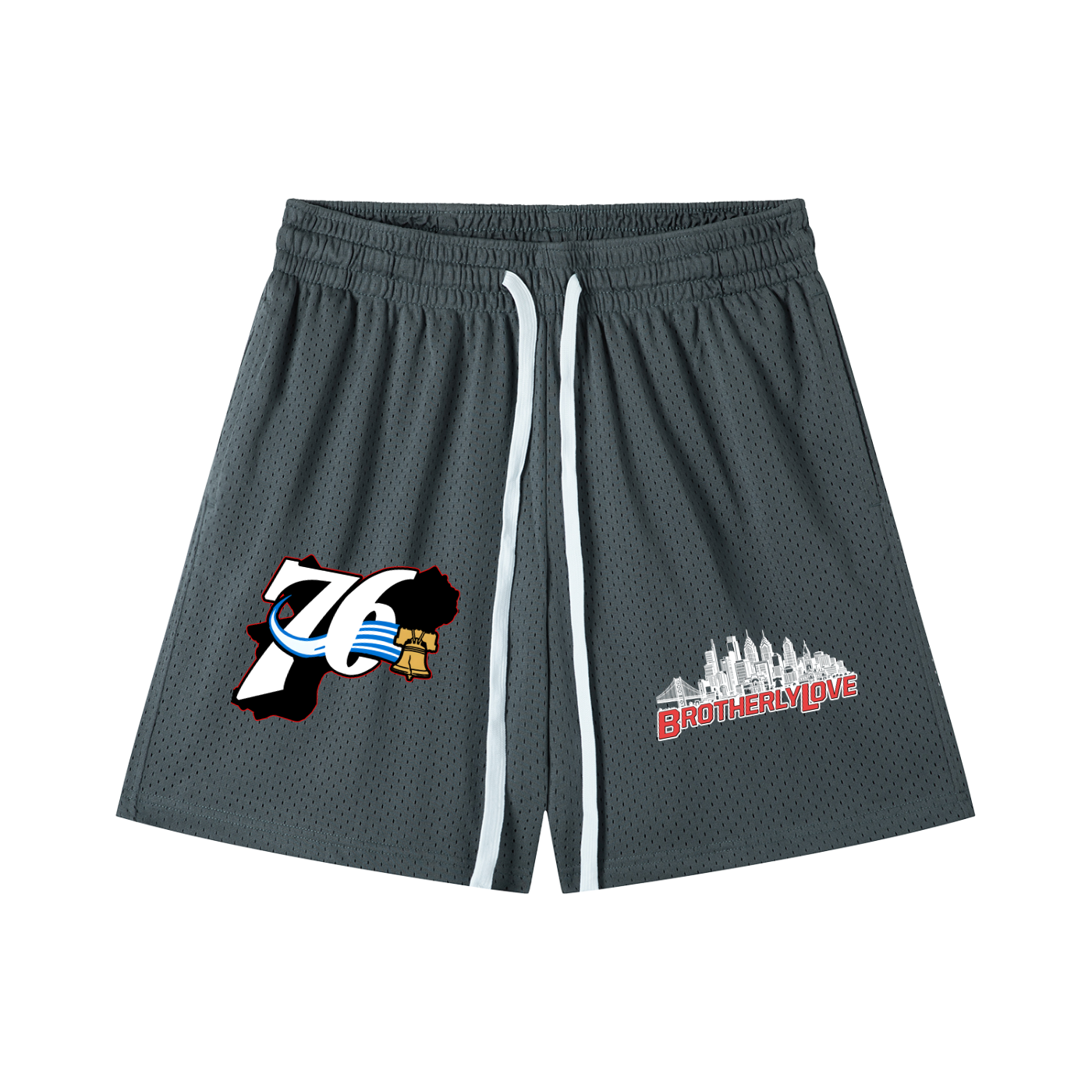 Mesh Drawstring Shorts