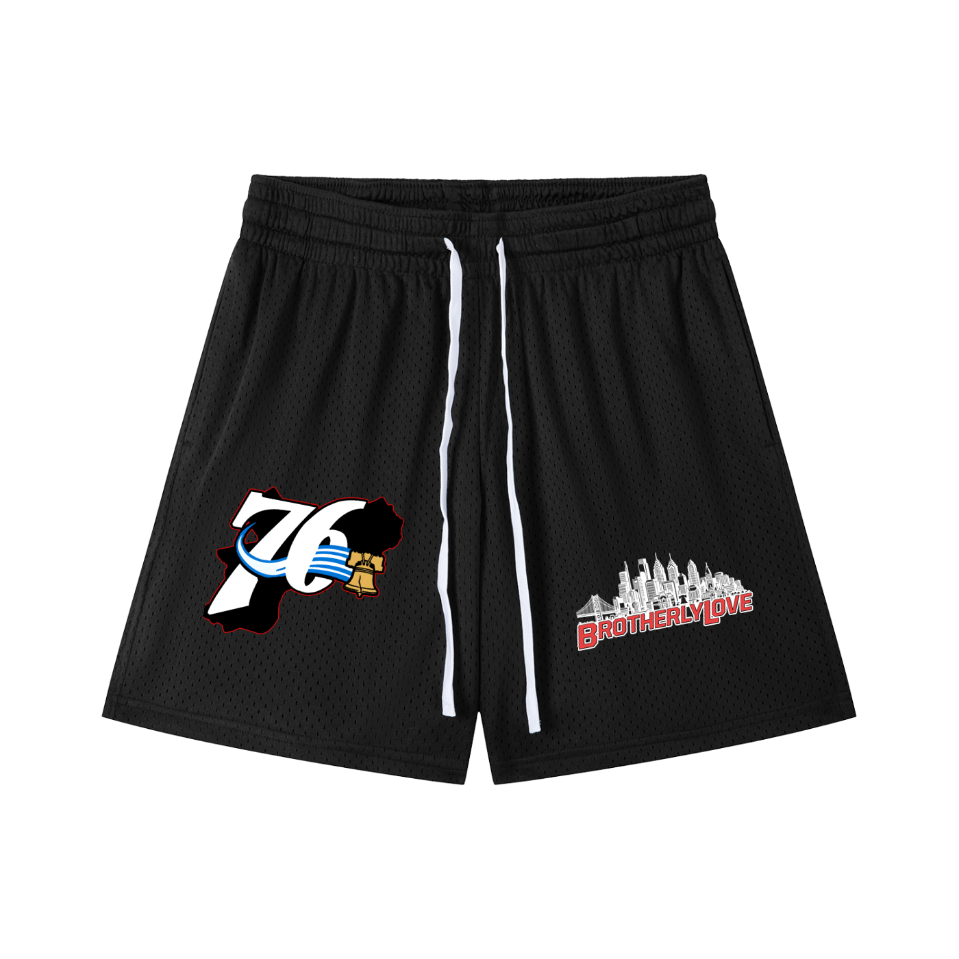 Mesh Drawstring Shorts