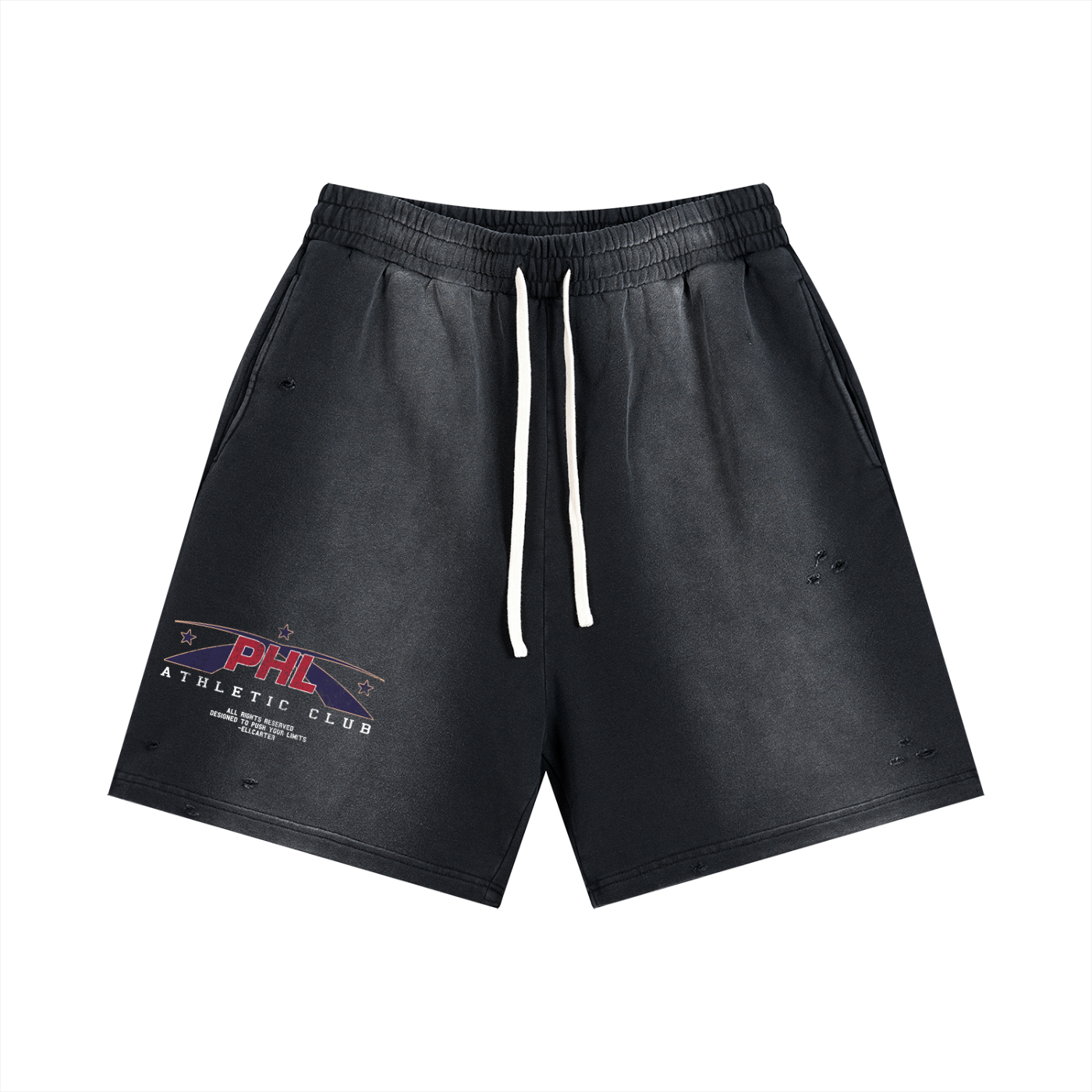 Sun Fade Distressed Shorts